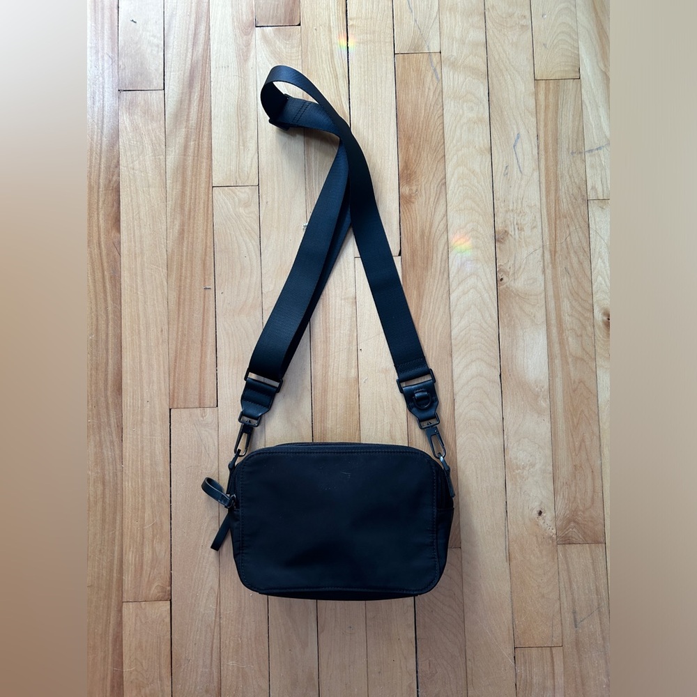 Crossbody bag & passport wallet travel set